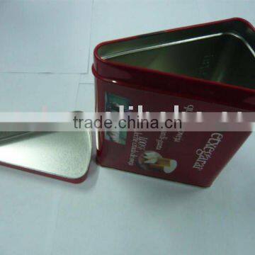 Triangle Tea Tin Container