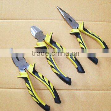 YF407 Europe style combination plier&diagonal cutting plier&long nose plier