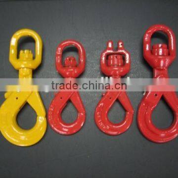 G80 Red Painted Safety Self-Locking Swivel Lifting Hook photo-4