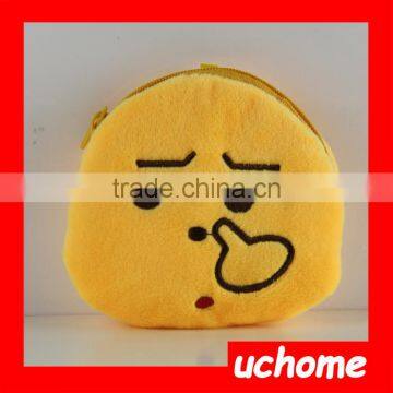 UCHOME Cheap Custom Coin Purse, Plush Emoji Coin Purse photo-2
