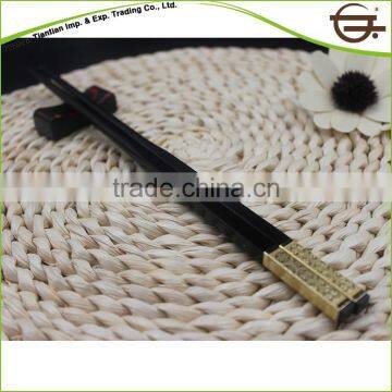 Chinese Customize Black Organic Wood Restaurant Chopstick