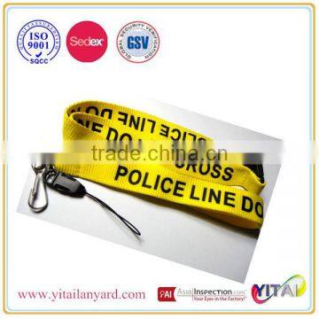 police lanyard with your brand logo from yitai