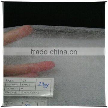 100% polyester nonwoven double side fusible interlining fabric