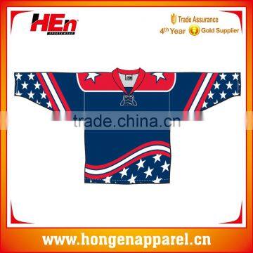 Hongen apparel New Design OEM Hockey Jersey Cool Pass Uniform For Player with your own brand