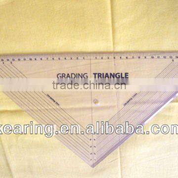 kearing brand,grading quilter's ruler,good acrylic sewing triangle grading set #T046