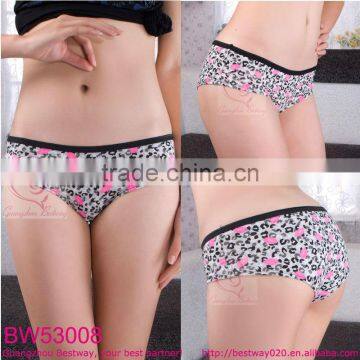 Sex photo of hot sale girls dresses fashion new sex cotton products leopard printing panty