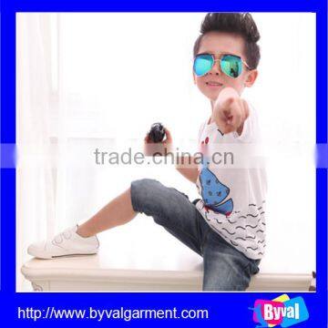 100% Cotton Printed Short Sleeve Kid's t Shirt o Neck Breathable Child's t Shirt photo-2