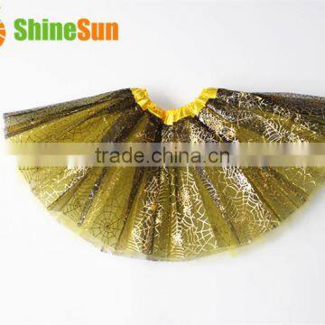 3layer Fluffy Halloween Purple Sliver Spider Girls Tutu photo-3