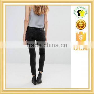 Fashion Ladies Jeans Quality Jeans Leggings Fashion Washed Out Jeans photo-3