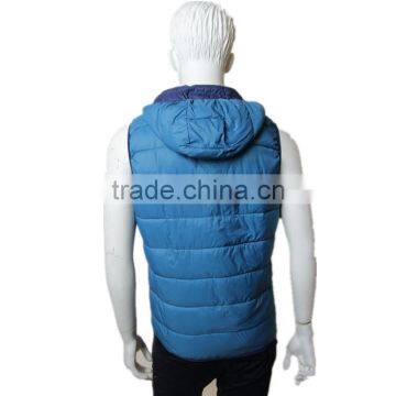2014 2015 High Fashion Men's Casual Coat Winter Coat Sleeveless Long Coat photo-3