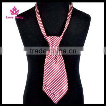 Wholesale Polyester Necktie Top Quality Baby Boys Tie Soft Fabric Adjustable Stripe Baby Necktie photo-2