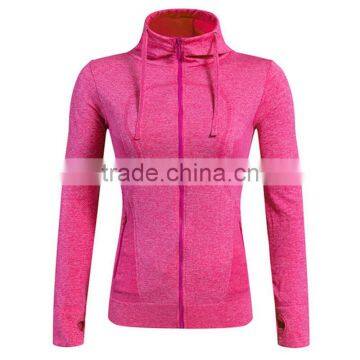 Wholesale fitness yoga wear women hoodies hoodies zip up women Comfortable and fashionable