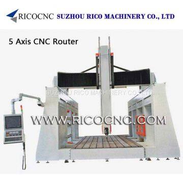 5 Axis RTCP Big Mould Making CNC Router Machine 5ATC3060SC