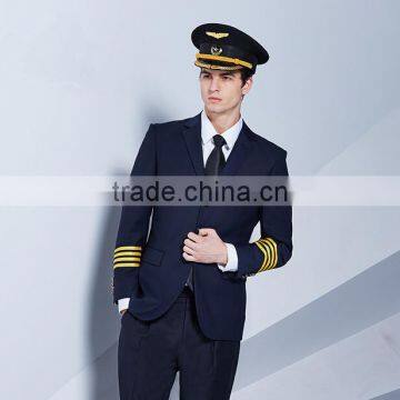 Solid Color Pattern and Anti-Shrink ,bespoke Logo ,Plus Size Feature Airline Uniforms photo-6