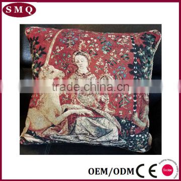 customized design colorful tapestry pillow cover