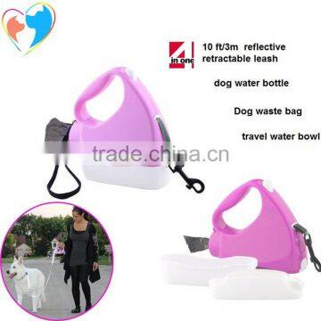 R1957H Hands Free Nylon Dog Leash Dog Lead Dog Jogging Leash With Waste Bag Collector photo-2