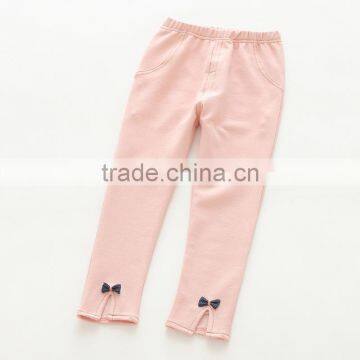 Wholesale Sweet Style Solid Color Cotton Baby Girl Pants photo-6