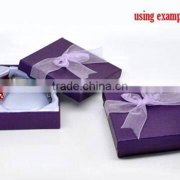 High Quality Dark Purple Jewelry Gift Box Design For Bracelet &Watch photo-3
