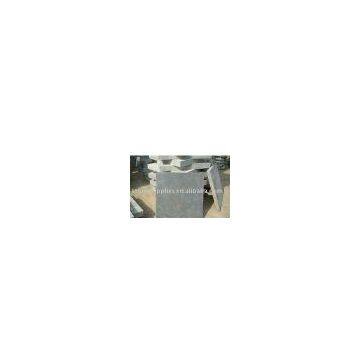 blue limestone tiles - honed