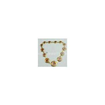 Lead and nickel are free Women\'s Tin Alloy Jewelry Mixed Metal Necklace for girls