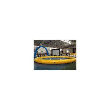 Portable Round Indoor Inflatable Swimming Pool With Waterproof 0.9mm PVC