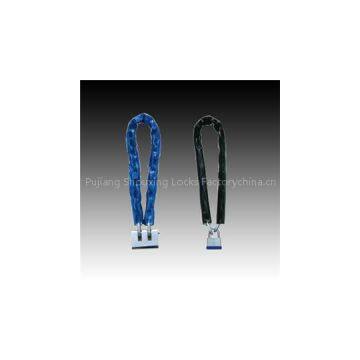 Steel Chain With Plated Steel Amour Rectangular Padlock