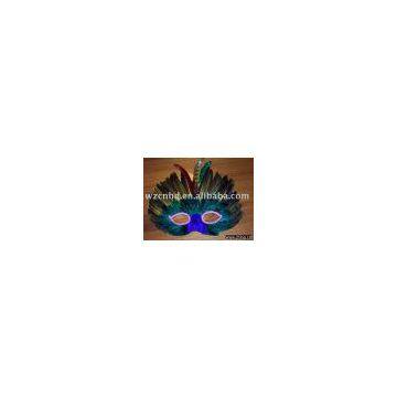 party mask/masquerade mask/mardigras feather mask