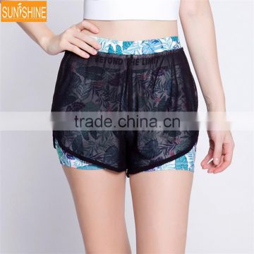 2017 Newest Design Custom Seamless Yoga Shorts Fit For Sports