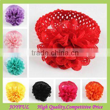 Flower baby crochet headband