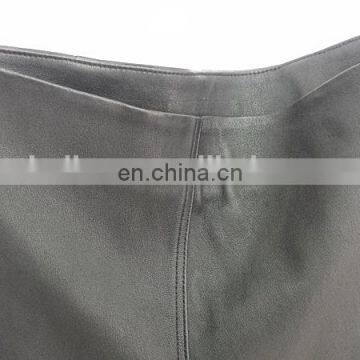 Ladies Fashion Tight Fitting Stretch Leaather Pants photo-2
