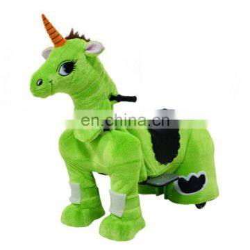 HI Shopping mall renting motorized plush riding animalsmotorized plush riding animals/walking happy rides on