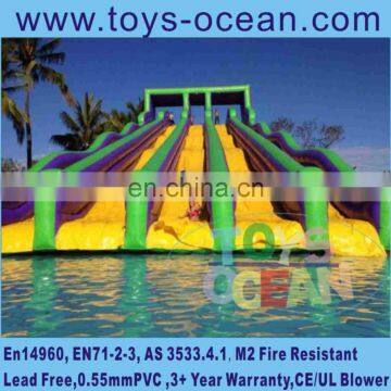 Super giant inflatable Water slide for pool ,commercial grade inflatable large water slides