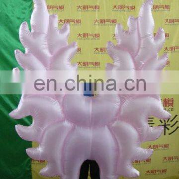 new style customized multicolor inflatable angel wings costume