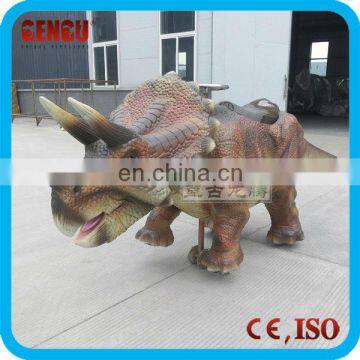 Amusement park use riding animatronic dinosaur