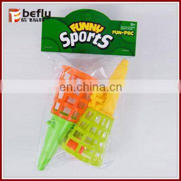 Plastic scoop catch ball game for kid