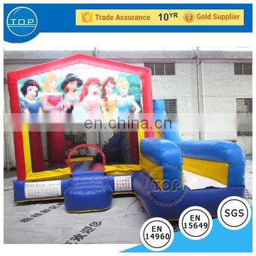 TOP INFLATABLES New design castle inflatable horse bouncer with high quality