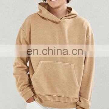 china factory OEM services 100% cotton nude hoodies oversize pullover men's hoodies for men