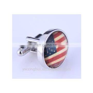 2015 New Fashion USA flag handmade cufflink