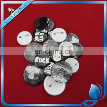 plastic button badge for clothes