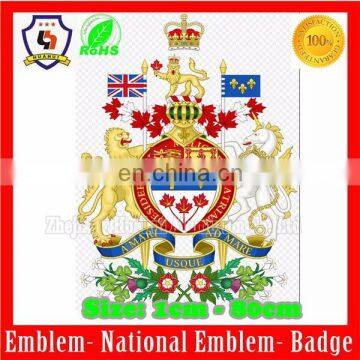 custom national emblem of any countries/ Canada national emblem (HH-emblem-101)