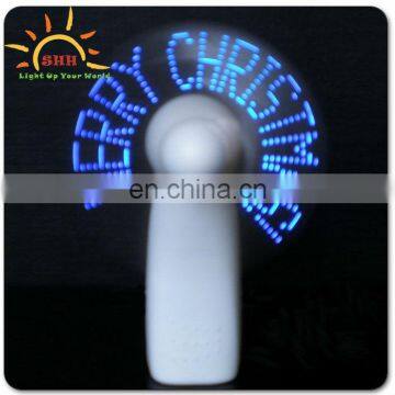 LED fan with battery/light flashing fan/summer favor cool fan