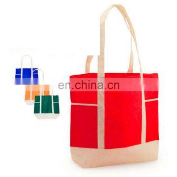 Custom printed logo gift non woven bag/shopping handle non-woven cloth bag