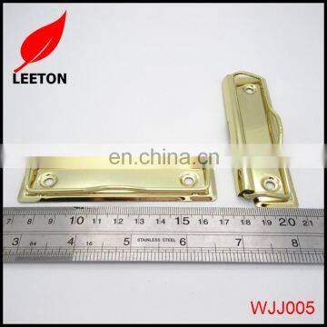 Factory supply stationery accessories 100mm gold metal board clip