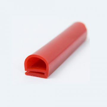 Manufacturer of Red Yellow Orange Square Silicone Rubber Seals Extrusions Silicone Profiles