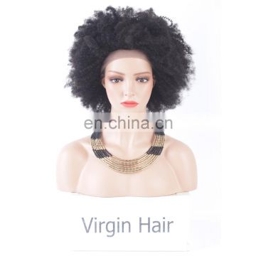 Afro kinky curly lace front wig Short afro wigs for black women