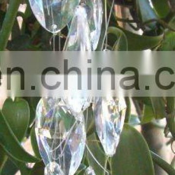 2015 Iridescent new hot sale acrylic crystal garland , crystal garland for christmas tree