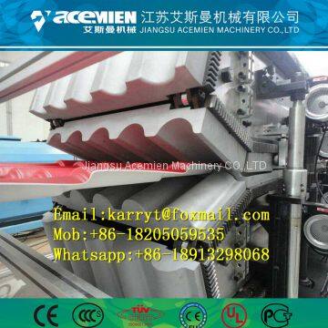 PVC glazed roof tile machine/ bamboo tile production line