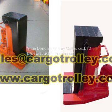 Hydraulic jack net weight light