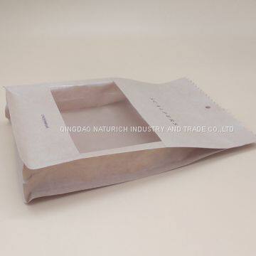 500g/16oz Stock Coffee Bag Kraft Coffee Bag With Window photo-2