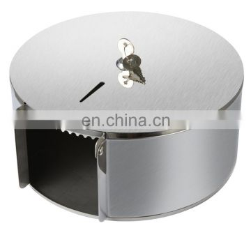 High quality wall hanging stainless steel toilet roll paper dispenser